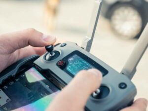 telecomando per controllo da remoto del drone
