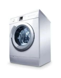 Immagine di una lavatrice su sfondo bianco